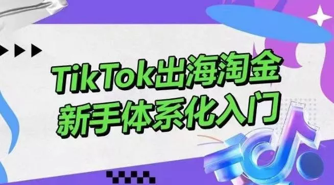 TikTok出海淘金，新手体系化入门，零基础快速入门，掌握短视频、直播带货等引流到变现的知识-创享联盟-猴哥资源发布站