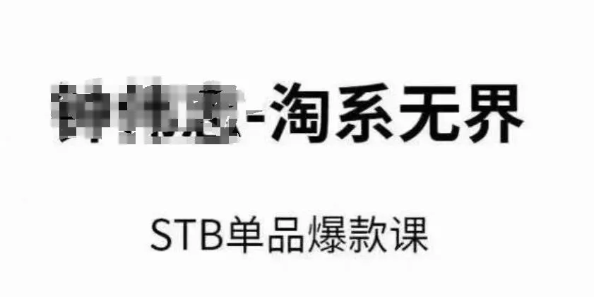 淘系无界STB单品爆款课(2024)，付费带动免费的核心逻辑，万相台无界关键词推广/精准人群的核心-创享联盟-猴哥资源发布站