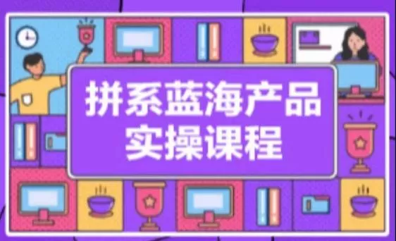 拼系冷门蓝海产品实操课程，从注册店铺到选品上架到流量维护环环相扣-创享联盟-猴哥资源发布站