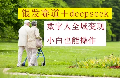 银发赛道+deepseek数字人全域变现,小白也能操作-创享联盟-猴哥资源发布站
