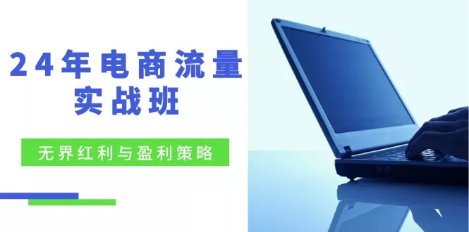 24年电商流量实战班：无界 红利与盈利策略，终极提升/关键词优化/精准...-创享联盟-猴哥资源发布站